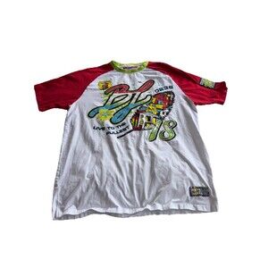 Men's Blac Leaf "Live To The Fullest" Reglan Vacation Shirt - Size: Medium